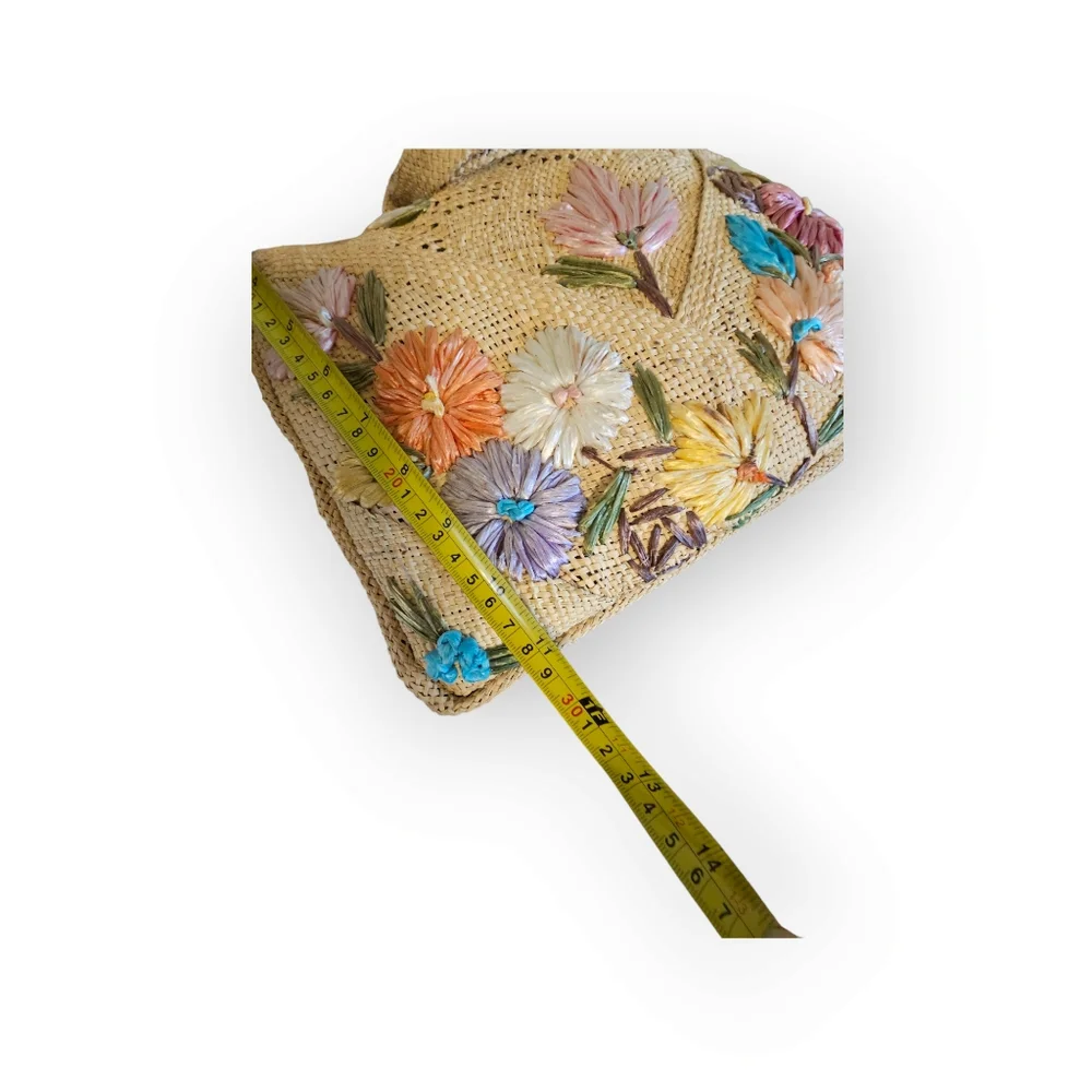 Vintage Jamaican straw purse